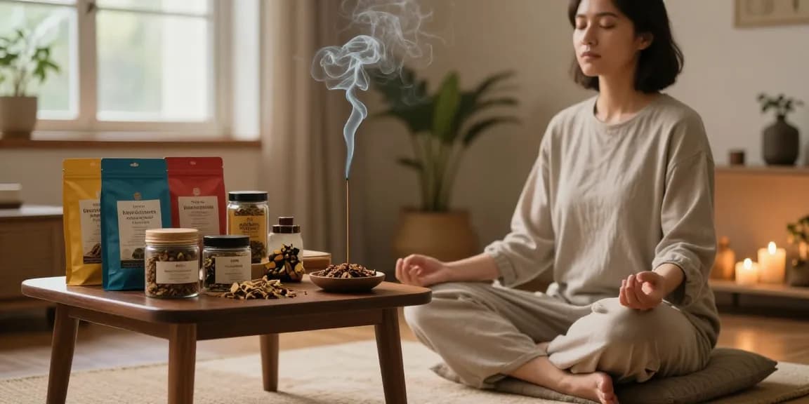 Experience aromatherapy bliss as you buy-herbal-incense-online for a calming home atmosphere.