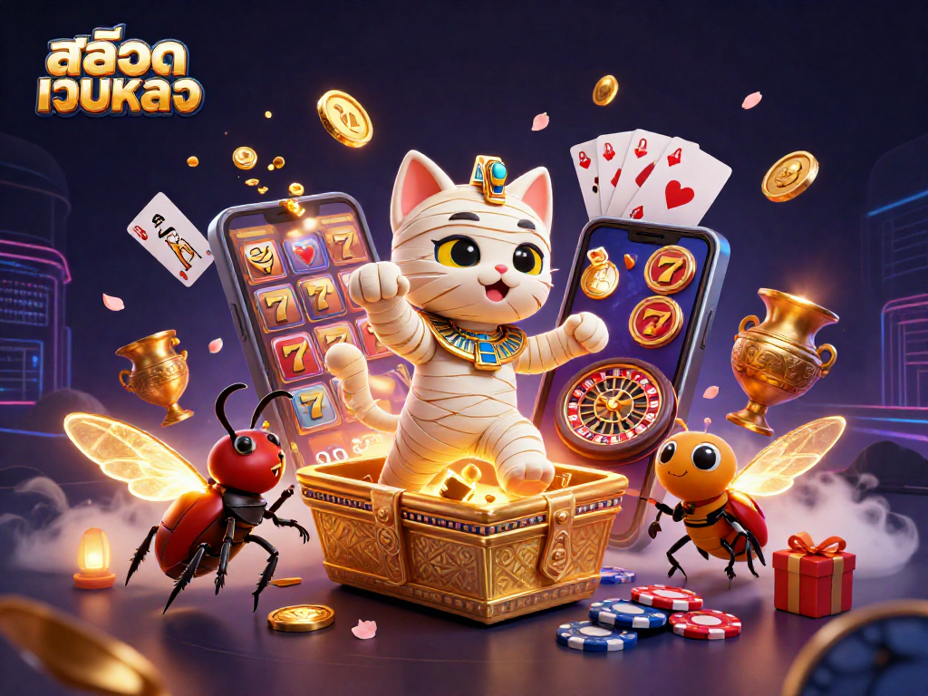 Experience thrilling gameplay at สล็อตเว็บตรง with vibrant casino elements and an engaging atmosphere.