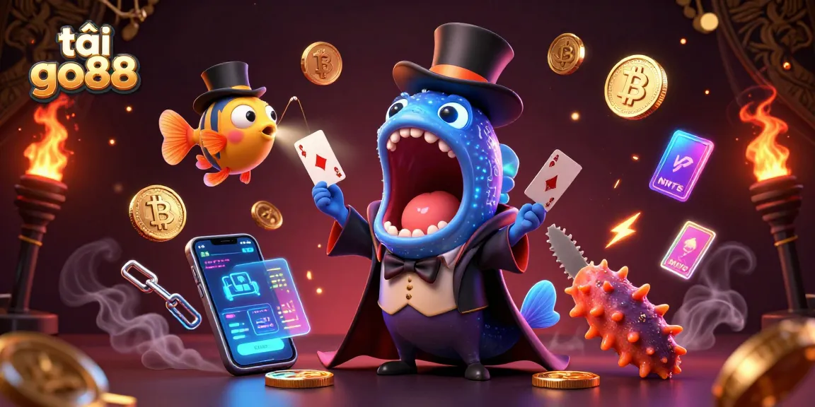 Engage with tải go88 through an exciting 3D casino adventure featuring unique deep-sea characters.