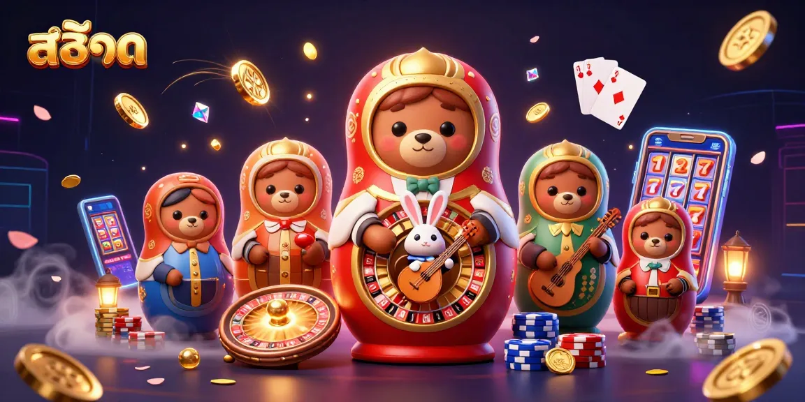 Experience the excitement of สล็อต with dynamic gaming elements and vibrant, detailed characters in a casino setting.