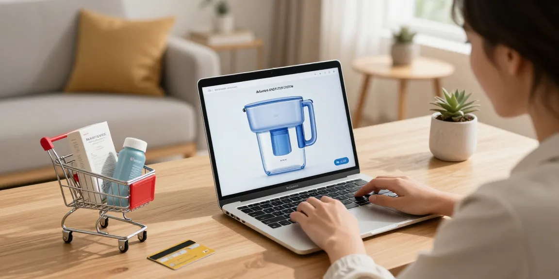 Waterdrop Alkaline DA97-17376B Water Filter showcased in an online shopping setting, ideal for product reviews and best deals.