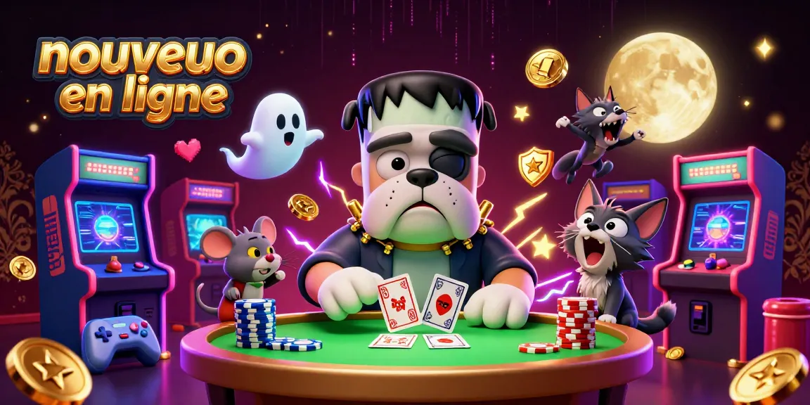 Nouveaux casinos en ligne : jouez avec notre bulldog monstre et gagnez des jetons d'or.