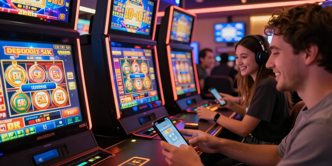 Engaging online gaming scene showcasing slot deposit 5k options in a vibrant casino atmosphere.