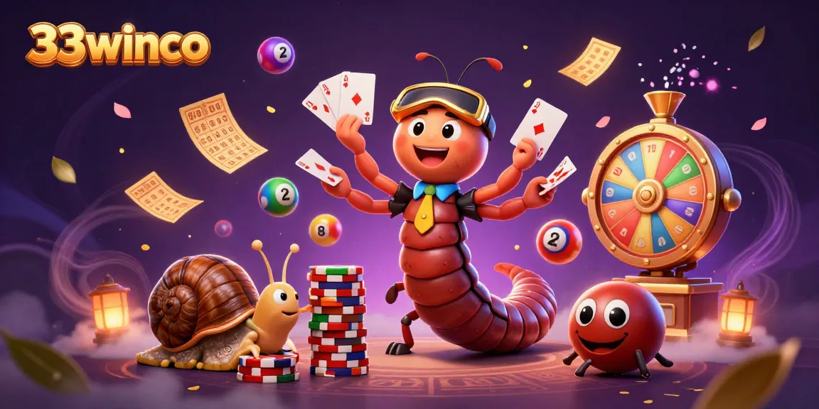 Immerse in the excitement of 33winco with a vibrant 3D dealer scene showcasing dynamic casino elements.
