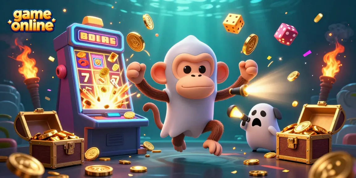 Play engaging game online with a lively 3D casino scene featuring magical characters and vibrant symbols.