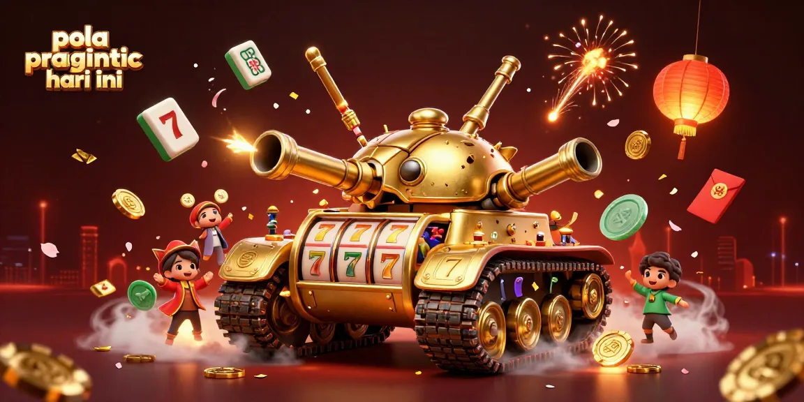 Engage with pola pragmatic hari ini through a vibrant 3D casino scene showcasing slots and golden elements.