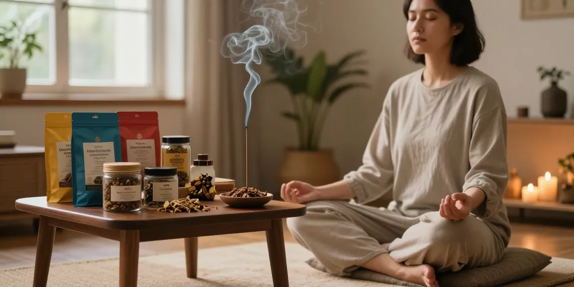 Experience aromatherapy bliss as you buy-herbal-incense-online for a calming home atmosphere.