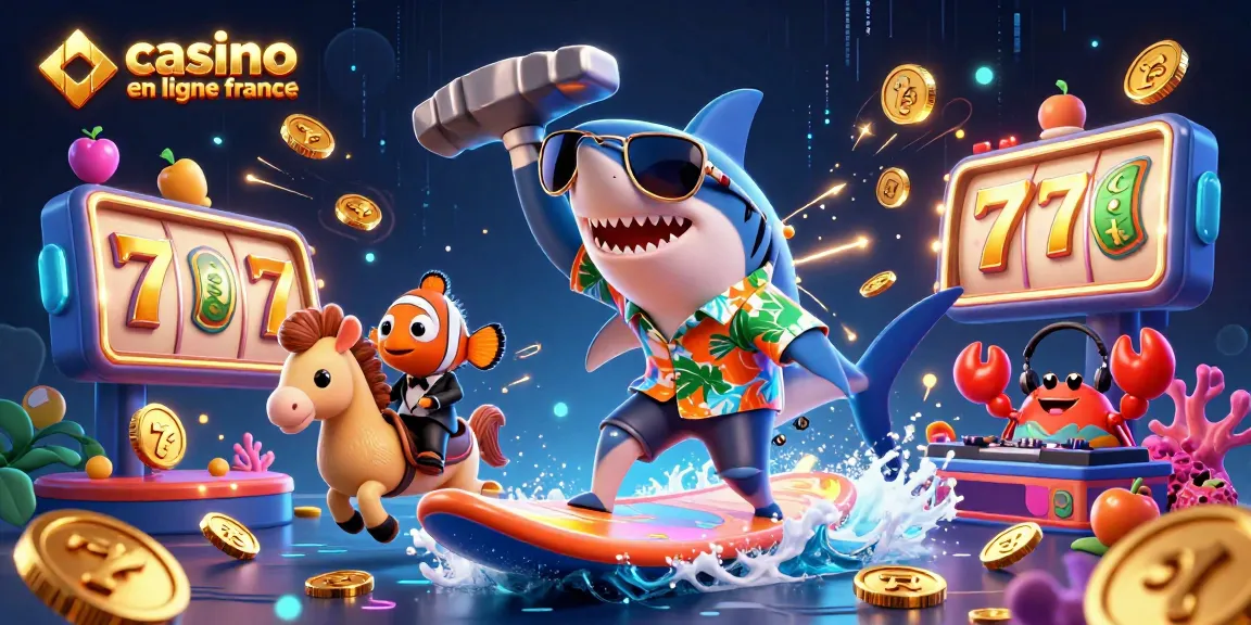 Découvrez l'univers du casino en ligne France avec des personnages colorés et dynamiques.