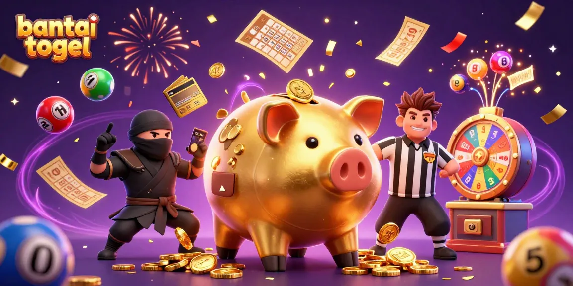 Experience the excitement of bantai togel as gold coins rain down from a dynamic casino scene.