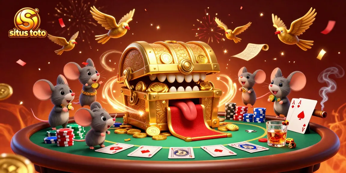 Experience thrilling adventures with situs toto amid golden treasures and competitive poker elements.