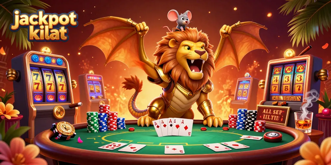 Experience the thrill of jackpot kilat with vibrant 3D casino characters and dynamic elements!